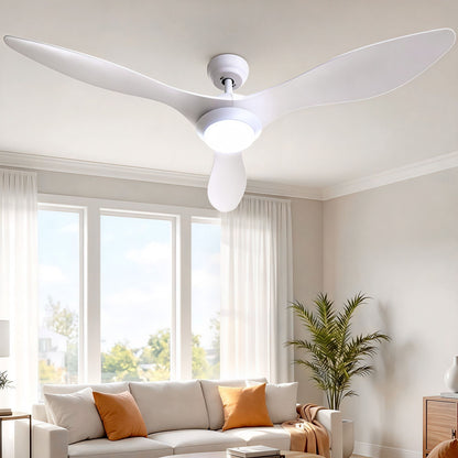 Devanti 52'' Ceiling Fan DC Motor w/Light w/Remote - White CF-B-52-310B-WH