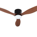 Devanti 52'' Ceiling Fan DC Motor w/Light w/Remote - Dark Wood CF-B-52-42Y-DW