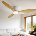 Devanti 52'' Ceiling Fan DC Motor w/Light w/Remote - Light Wood CF-B-52-42Y-LW