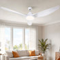 Devanti 64'' Ceiling Fan DC Motor w/Light w/Remote - White CF-B-64-334-WH