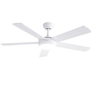 Devanti 52'' Ceiling Fan 5 Blades DC Motor w/Light w/Remote White CF-C-52-5B-986-WH