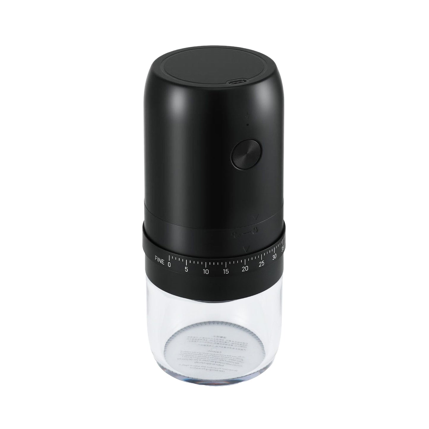 Devanti Electric Coffee Grinder USB-C Rechargeable Portable Coffee Bean Grinder with 40 Precise Grind CF-G-E-40