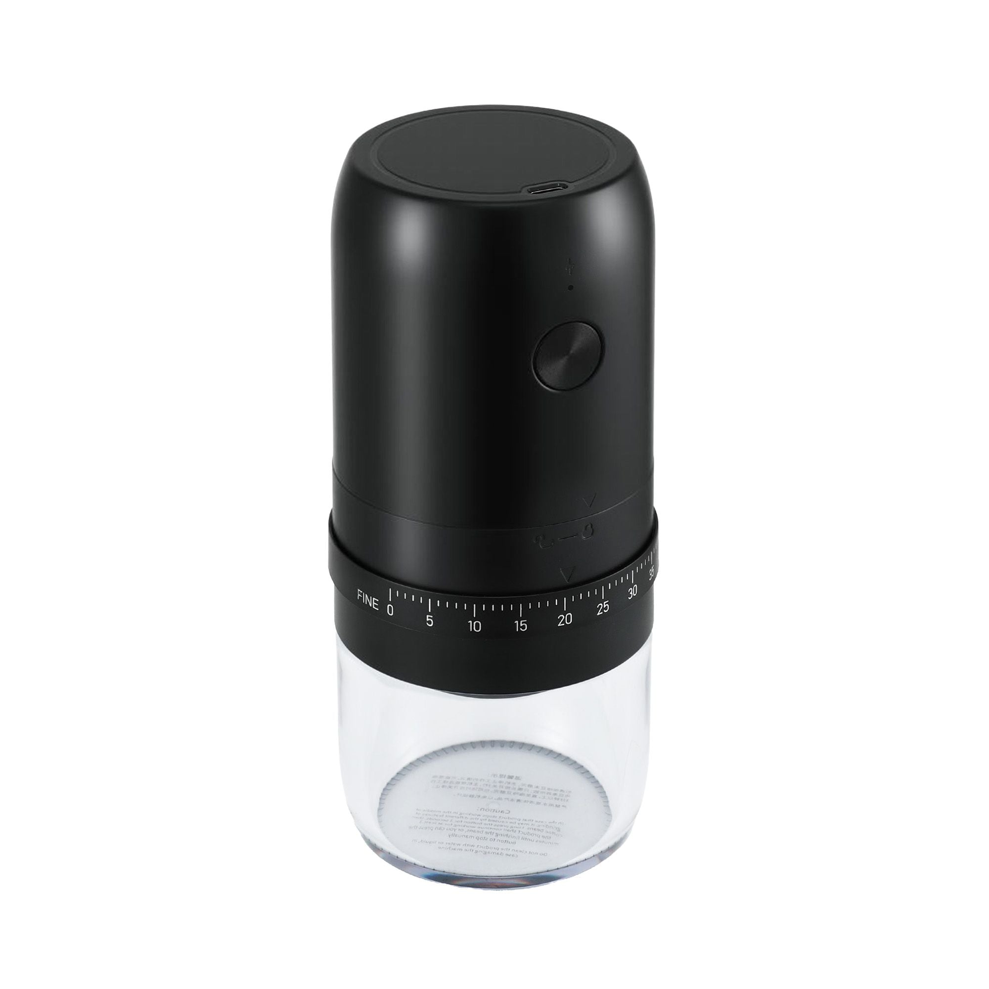 Devanti Electric Coffee Grinder USB-C Rechargeable Portable Coffee Bean Grinder with 40 Precise Grind CF-G-E-40