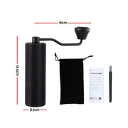 Devanti Manual Coffee Grinder with 24 Adjustable Settings | Hand Coffee Bean Burr Mill for Espresso French CF-G-M-12