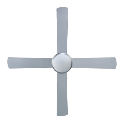 Devanti 52'' Ceiling Fan DC Motor w/Light w/Remote - Silver CF-RC-52-SI