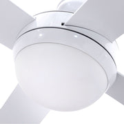 Devanti 52'' Ceiling Fan DC Motor w/Light w/Remote - White CF-RC-52-WH