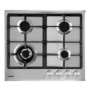 Comfee 60cm Gas Cooktop Stainless Steel 4 Burners Kitchen Stove Cook Top NG LPG CGH60096S