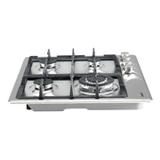 Comfee 60cm Gas Cooktop Stainless Steel 4 Burners Kitchen Stove Cook Top NG LPG CGH60096S