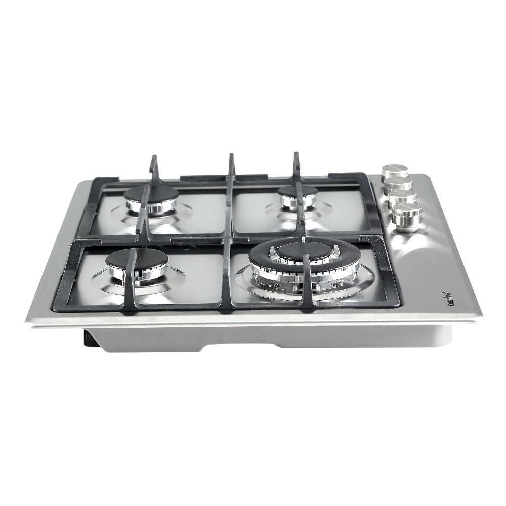 Comfee 60cm Gas Cooktop Stainless Steel 4 Burners Kitchen Stove Cook Top NG LPG CGH60096S