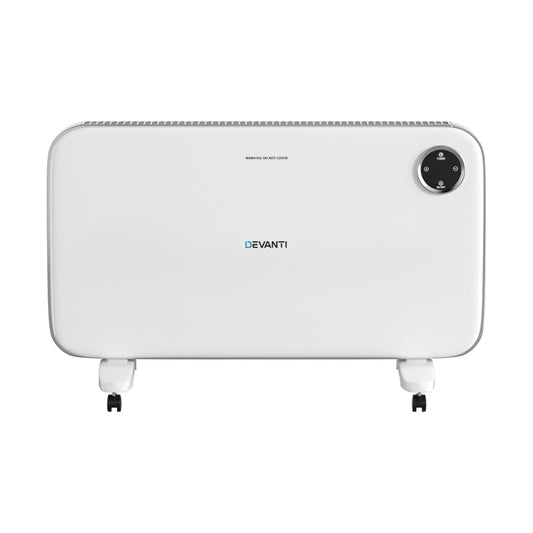 Devanti Electric Convection Heater Panel White 2000W CHP-A-METAL-2000-WH
