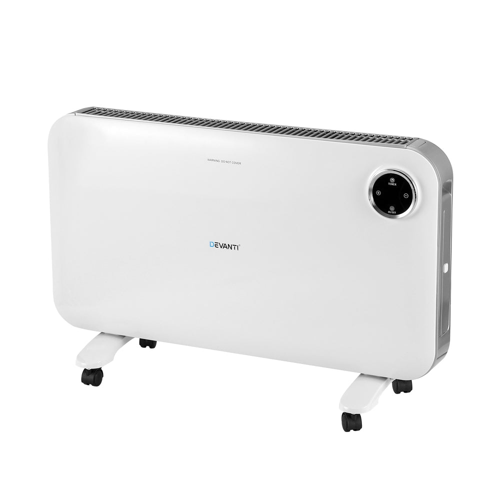 Devanti Electric Convection Heater Panel White 2000W CHP-A-METAL-2000-WH