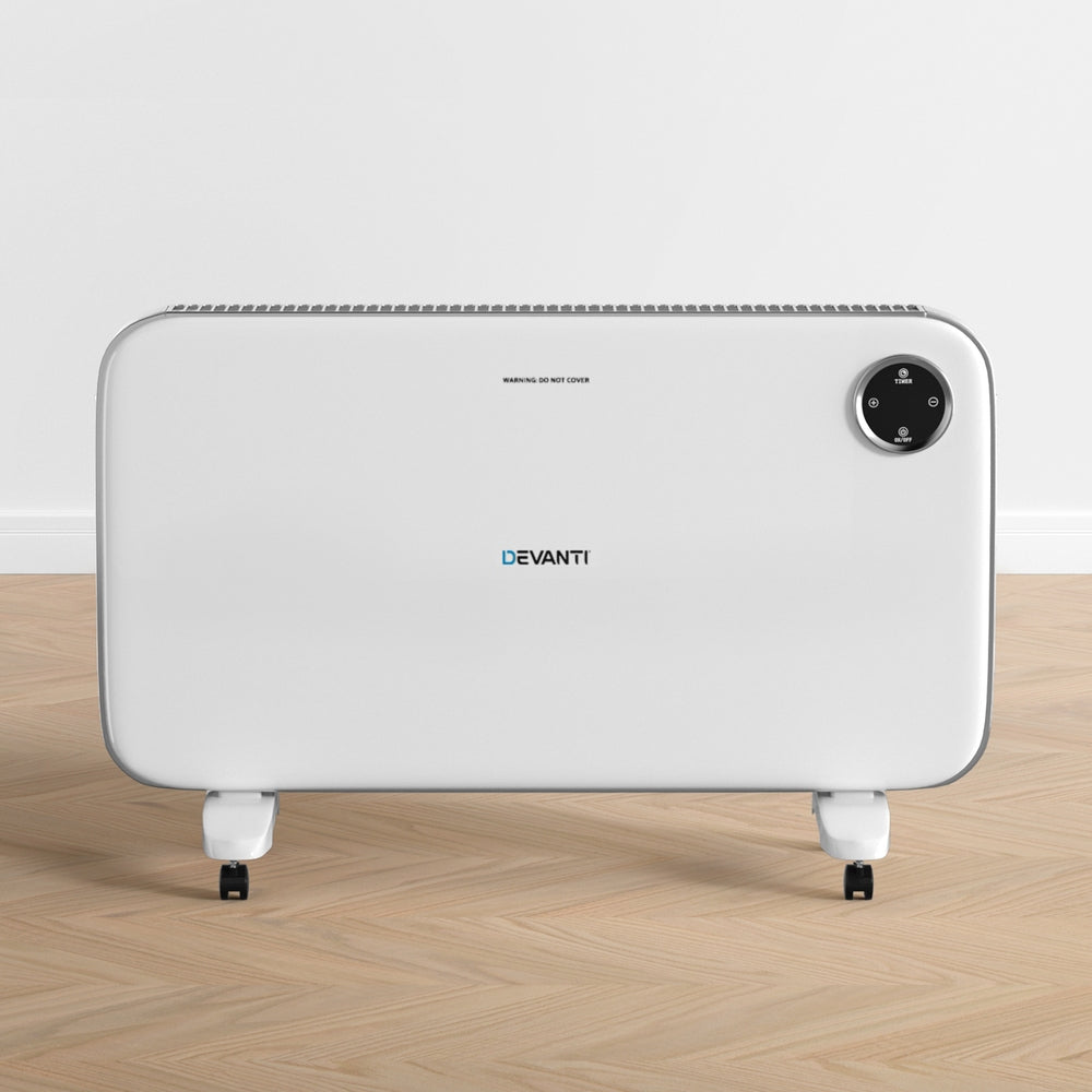 Devanti Electric Convection Heater Panel White 2000W CHP-A-METAL-2000-WH