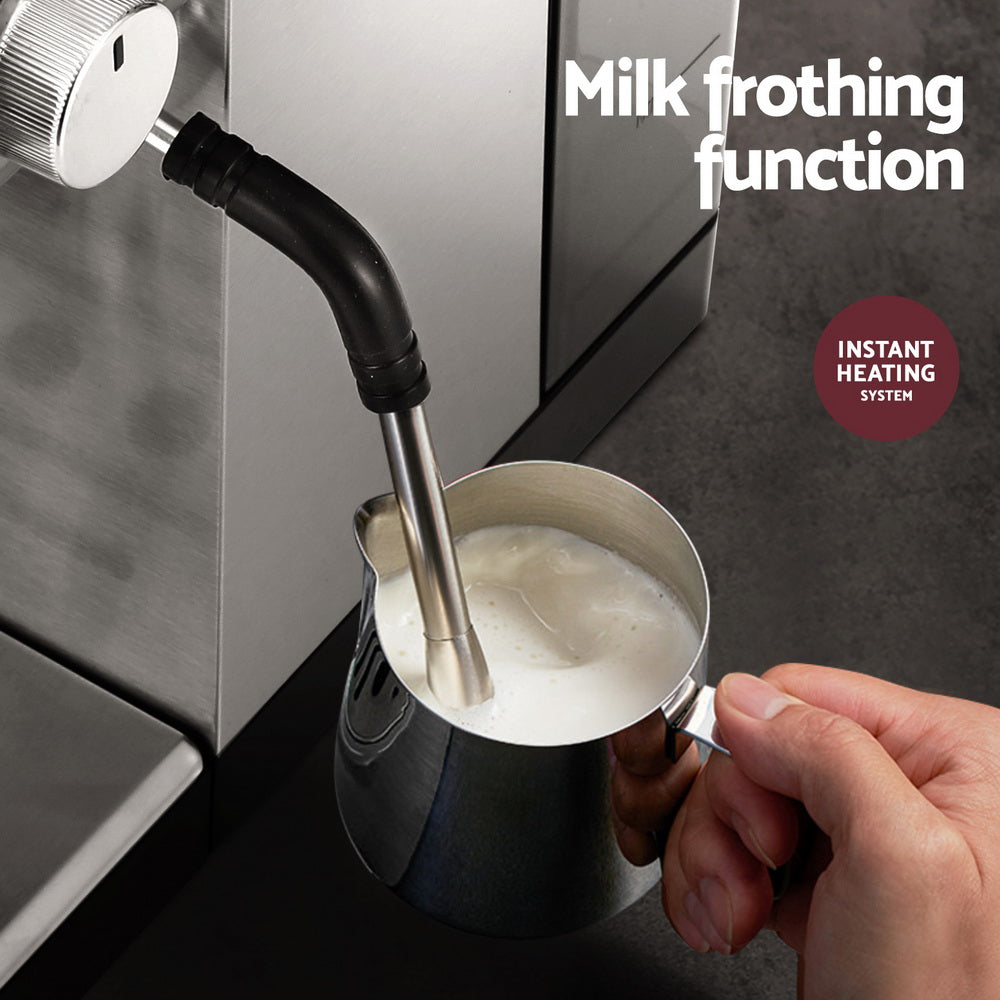 Devanti 20 Bar Coffee Machine Espresso Cafe Maker CM-03-SS