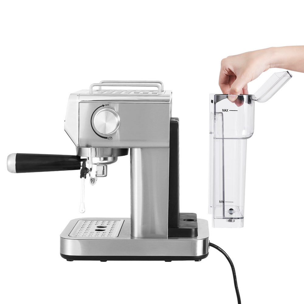 Devanti 20 Bar Coffee Machine Espresso Cafe Maker CM-06-SS