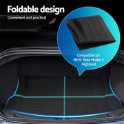NEW Tesla Model 3 Highland 2024 Boot Liner Rear Frunk Cargo Trunk Mats Weisshorn CMAT-TESLA-MODEL3-RFT2