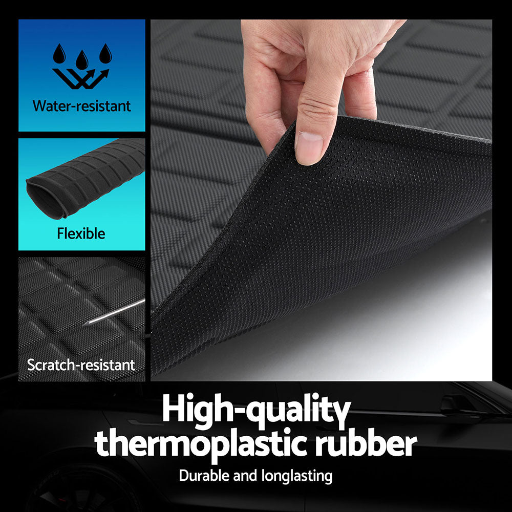NEW Tesla Model 3 Highland 2024 Boot Liner Rear Frunk Cargo Trunk Mats Weisshorn CMAT-TESLA-MODEL3-RFT2