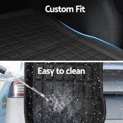 NEW Tesla Model 3 Highland 2024 Boot Liner Rear Frunk Cargo Trunk Mats Weisshorn CMAT-TESLA-MODEL3-RFT2