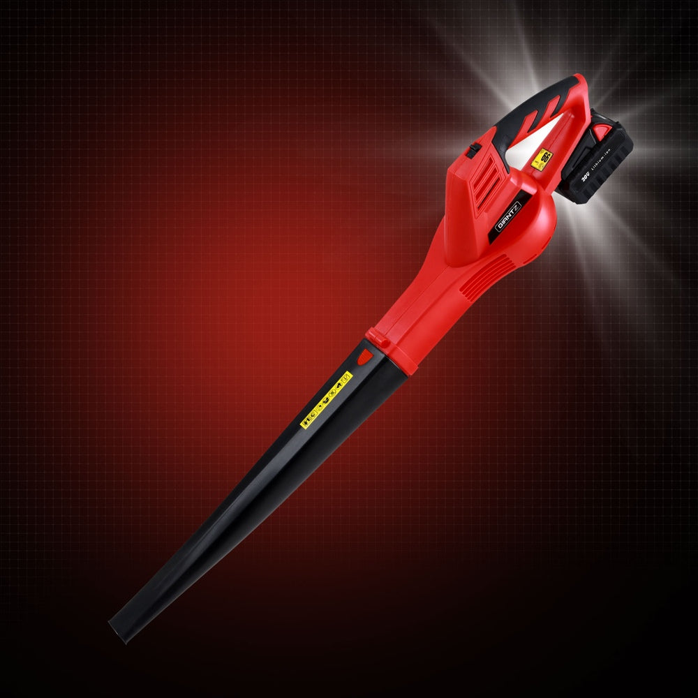 Giantz 20V Cordless Leaf Blower 12000RPM Powerful Garden Electric Lawn Cleaner CORDLB-20V-FC-RD