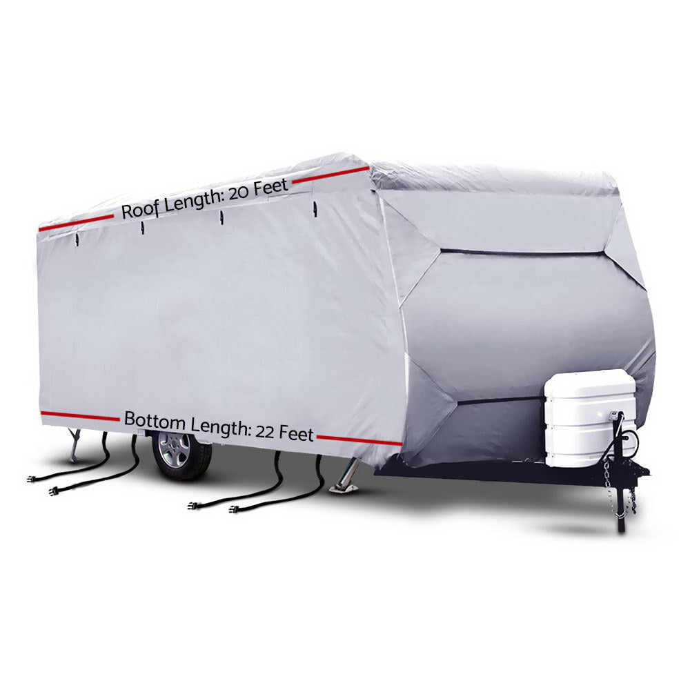 Weisshorn 20-22ft Caravan Cover Campervan 4 Layer UV Water Resistant COVER-CV-DCS-L