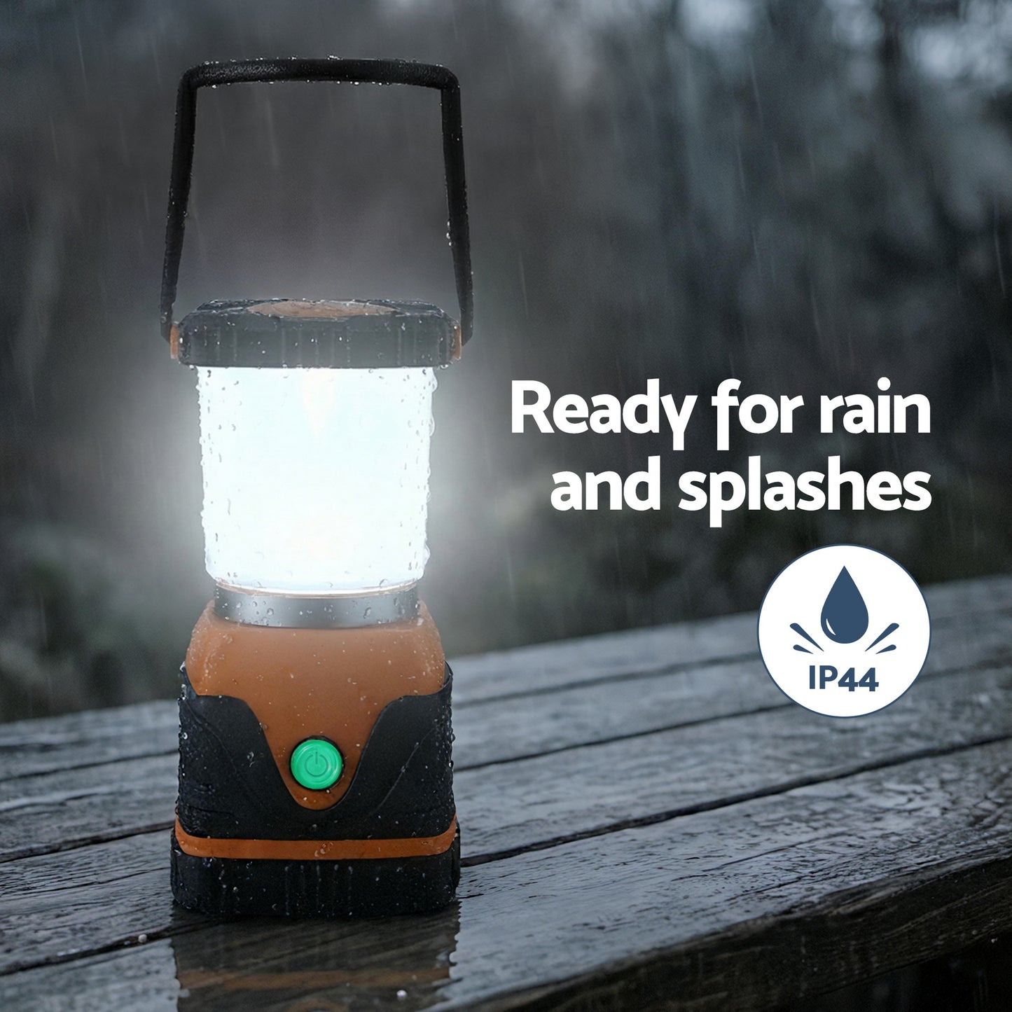 Weisshorn 2-Pack LED Camping Lanterns, 1000LM Super Bright Waterproof Portable Emergency Tent Lights CP-LT-1KLM-1SET-OR