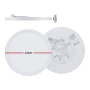 Leier Ceiling Light LED Round 31W Ultra-THIN 5CM Oyster Lamp Modern Cool/Warm CPL-C18W-R-BK