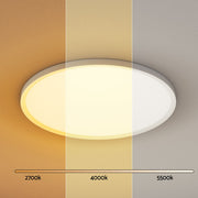 Leier Ceiling Light LED Round 42W Ultra-THIN 5CM Oyster Lamp Modern Cool/Warm CPL-C30W-R-BK