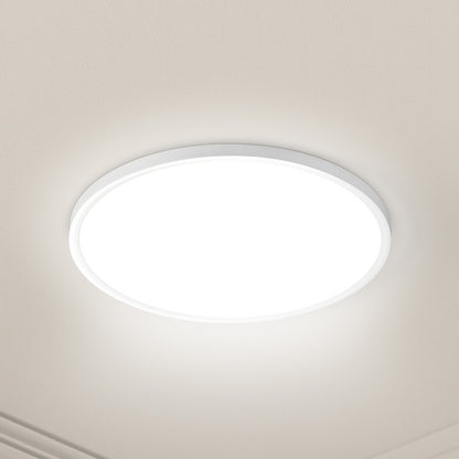 Leier Ceiling Light LED Round 42W Ultra-THIN 5CM Oyster Lamp Modern Cool/Warm CPL-C30W-R-BK