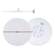 Leier Ceiling Light LED Round 54W Ultra-THIN 5CM Oyster Lamp Modern Cool/Warm CPL-C54W-R-BK