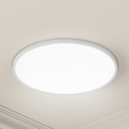 Leier Ceiling Light LED Round 54W Ultra-THIN 5CM Oyster Lamp Modern Cool/Warm CPL-C54W-R-BK