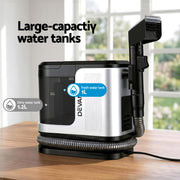 Devanti Carpet Washer Vacuum Cleaner 600W 13kpa Hose Self-Cleaning Function CPW-1200-BY101