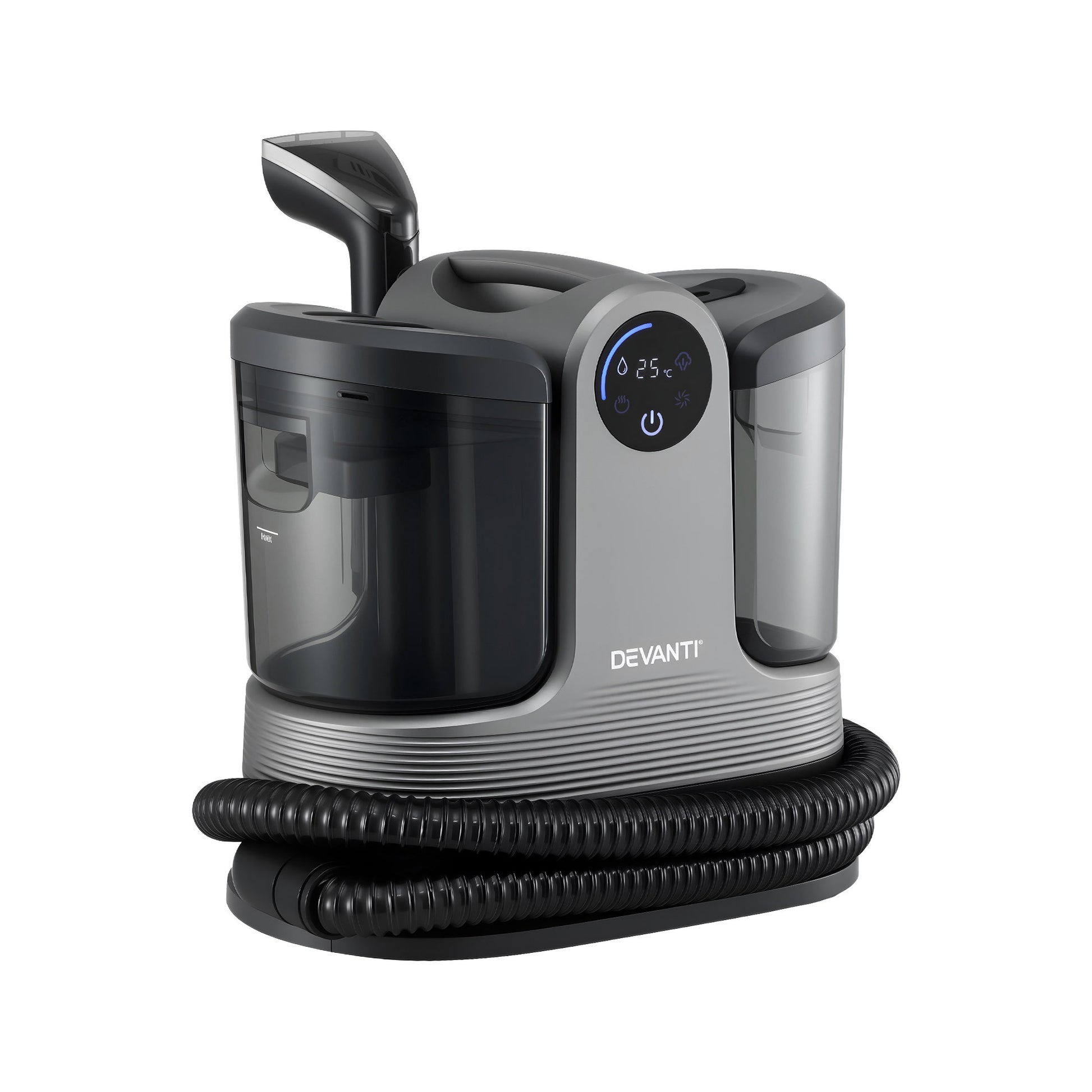 Devanti Carpet Washer Handheld Vacuum Cleaner 1700W 11kpa Rapid Heating Black CPW-ST-9002