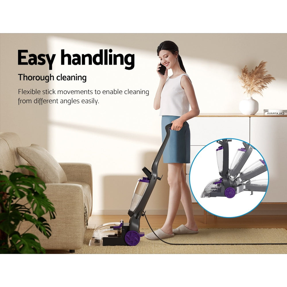 Devanti Carpet Washer Handheld Vacuum Cleaner 800W CPW-X1-BK-PP