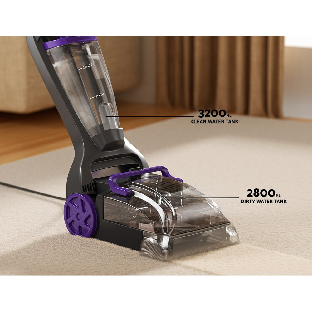 Devanti Carpet Washer Handheld Vacuum Cleaner 800W CPW-X1-BK-PP