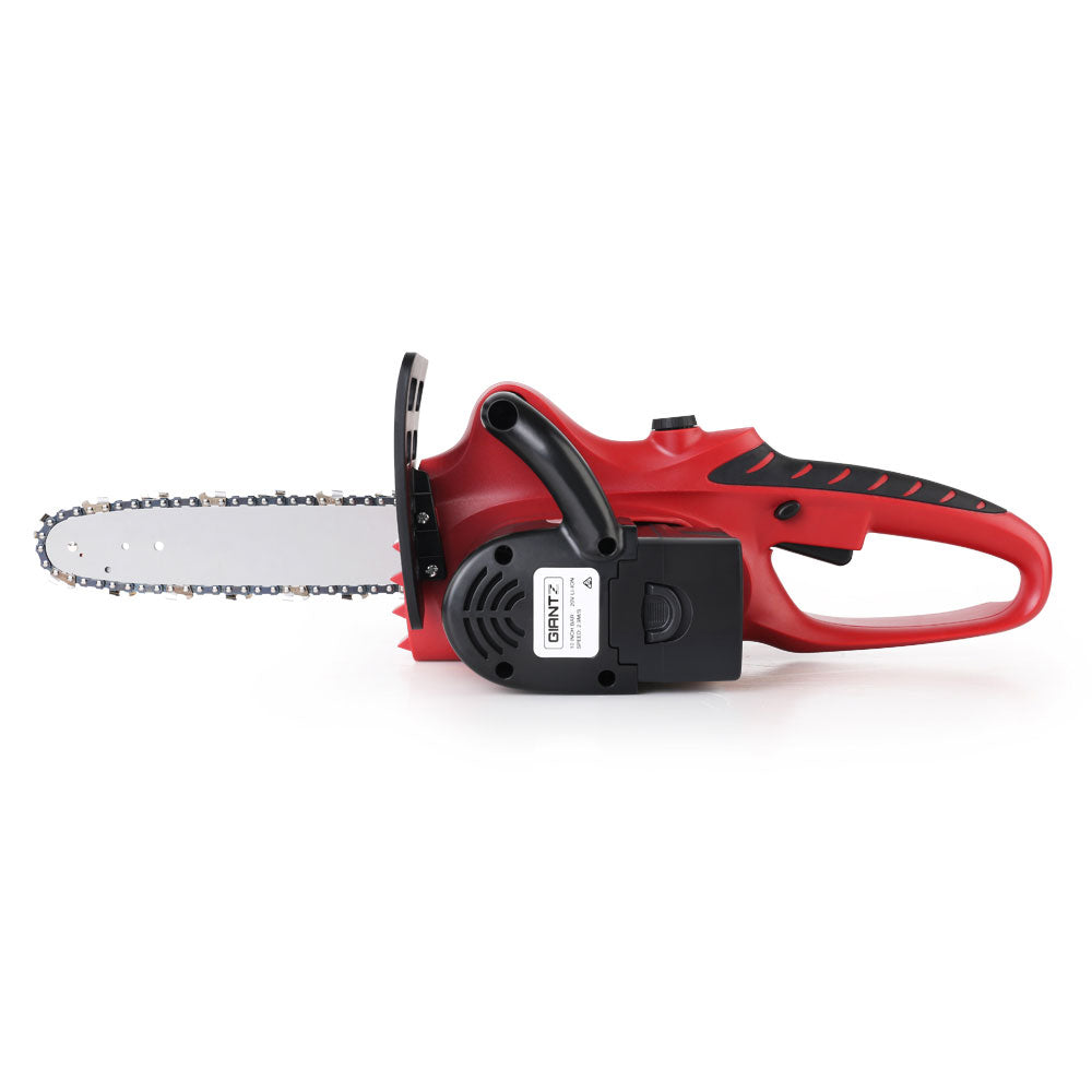 Giantz Chainsaw 10" 20V Cordless Saw Electric Battery Rechargeable,Giantz Chainsaw Electric Cordless 20V 10" CSAW-20V-10IN-RD