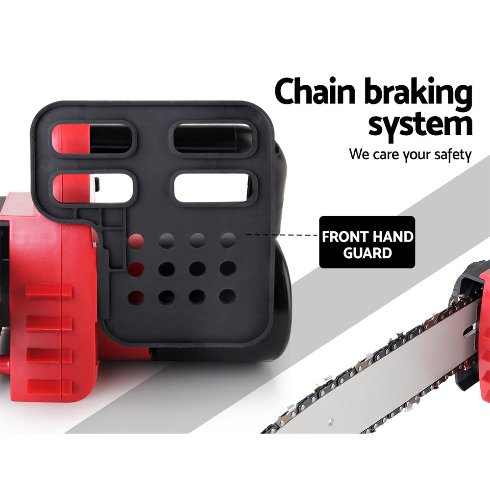 Giantz Chainsaw 10" 20V Cordless Saw Electric Battery Rechargeable,Giantz Chainsaw Electric Cordless 20V 10" CSAW-20V-10IN-RD