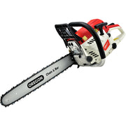 Giantz Chainsaw Petrol 52CC 20" Oregon Bar Commercial E-Start Pruning Chain Saw CSAW-FE-20-N-O-OV-RDWH