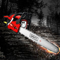Giantz Chainsaw Petrol 58CC 22" Bar Commercial E-Start Pruning Chain Saw,Giantz Chainsaw Petrol 58CC 22" Bar CSAW-FVAT-22-N-OV-RDBK