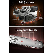 Giantz Chainsaw Petrol 58CC 22" Bar Commercial E-Start Pruning Chain Saw,Giantz Chainsaw Petrol 58CC 22" Bar CSAW-FVAT-22-N-OV-RDBK