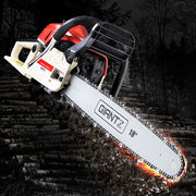 Giantz Chainsaw Petrol 45CC 18" Bar Commercial E-Start Pruning Chain Saw CSAW-SEF-22-RDWH