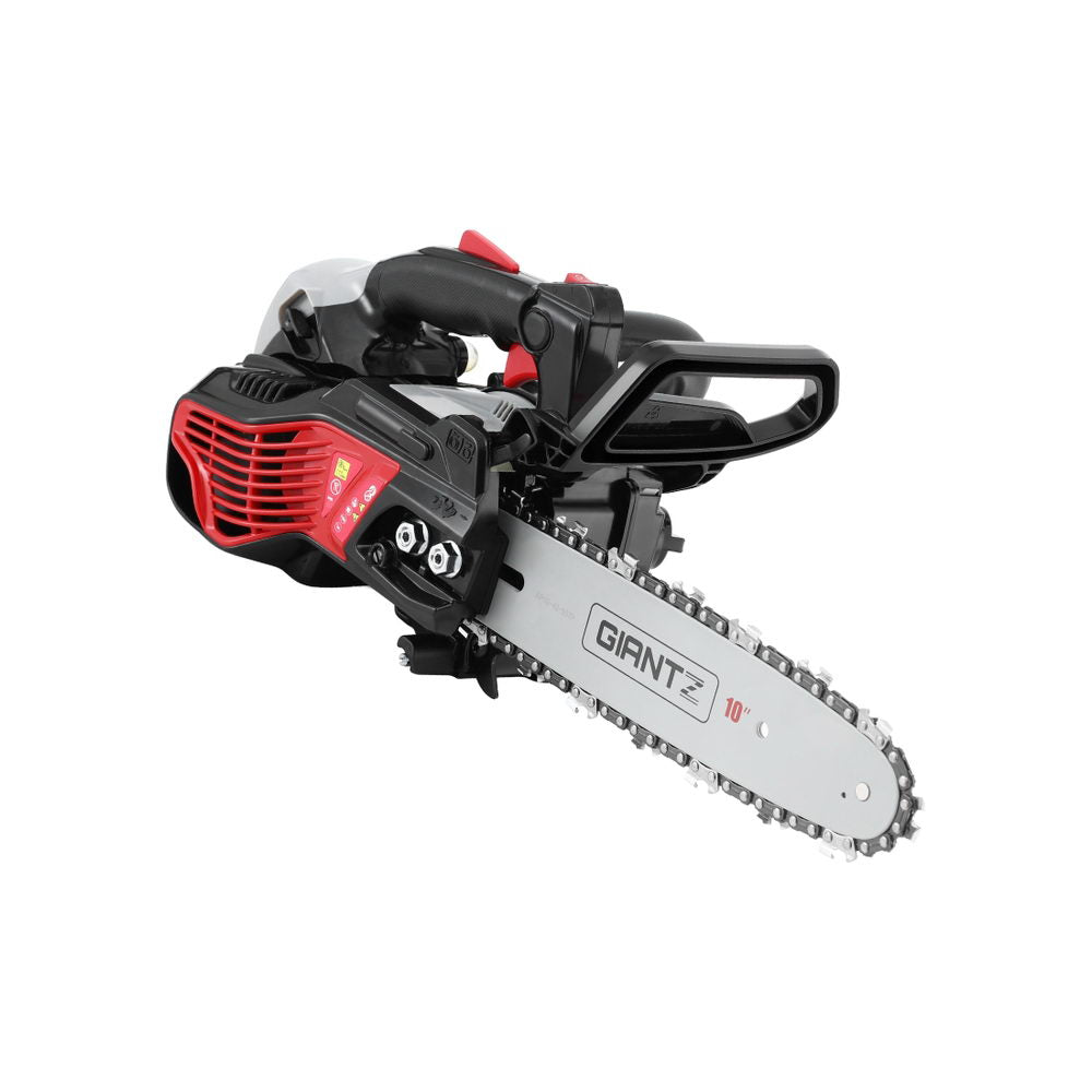 Giantz 25CC Petrol Chainsaw 10'' Bar Chain Saw Lightweight for Pruning Cutting CSAW-SEF-25CC-RDGR