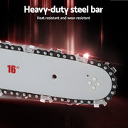 Giantz 42CC Petrol Chainsaw 16'' Bar Chain Saw Lightweight for Pruning Cutting CSAW-SEF-42CC-RDGR