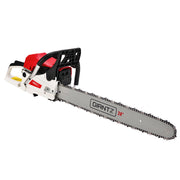 Giantz Chainsaw Petrol 72CC 24" Bar Commercial E-Start Pruning Chain Saw,Giantz Chainsaw Petrol 72CC 24" Bar CSAW-SVTO-24-RDWH-2C