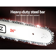 Giantz Chainsaw Petrol 72CC 24" Bar Commercial E-Start Pruning Chain Saw,Giantz Chainsaw Petrol 72CC 24" Bar CSAW-SVTO-24-RDWH-2C