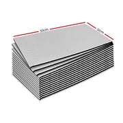 Weisshorn Butyl Car Sound Deadener Deadening Insulation Material with Application Roller 32CM X 50CM X 24pcs CSD-2MM-FLAT-5032-FC2