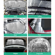 Weisshorn 36PCS 32CM X 50CM Car Sound Deadener Butyl Noise Insulation Heat Proof Self-adhesive CSD-2MM-FLAT-5032X3