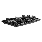 Devanti Gas Cooktop 90cm 5 Burner Black CT-GAS-5B-BK