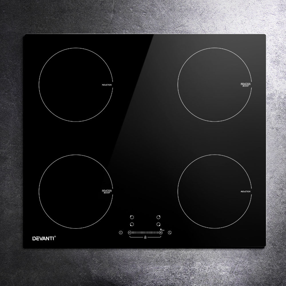 Devanti Induction Cooktop 60cm Electric Cooker CT-IN-C-YL-IF7004C