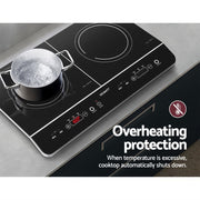 Devanti Induction Cooktop 60cm Portable Cooker CT-IN-D-YL-DC05