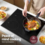 Devanti Induction Cooktop 60cm Electric Cooker CT-IN-D-YL-IF7008S
