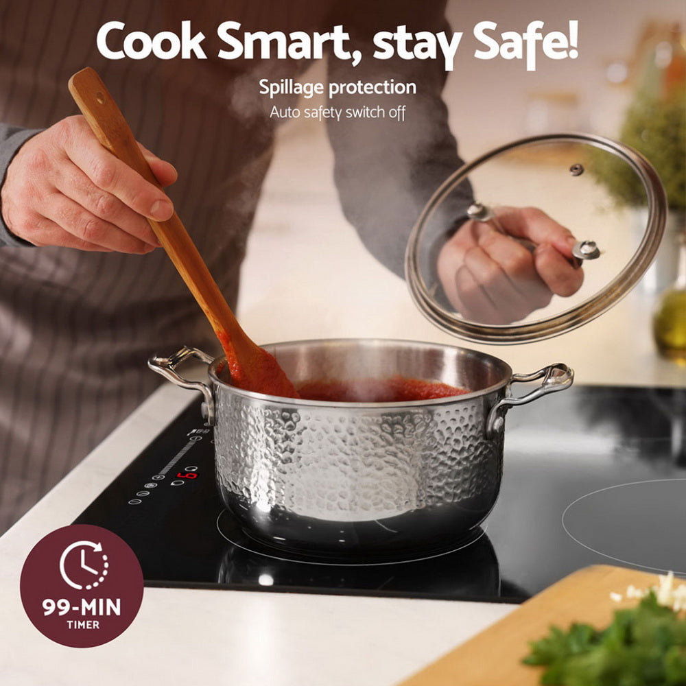 Devanti Induction Cooktop 60cm Electric Cooker CT-IN-D-YL-IF7008S